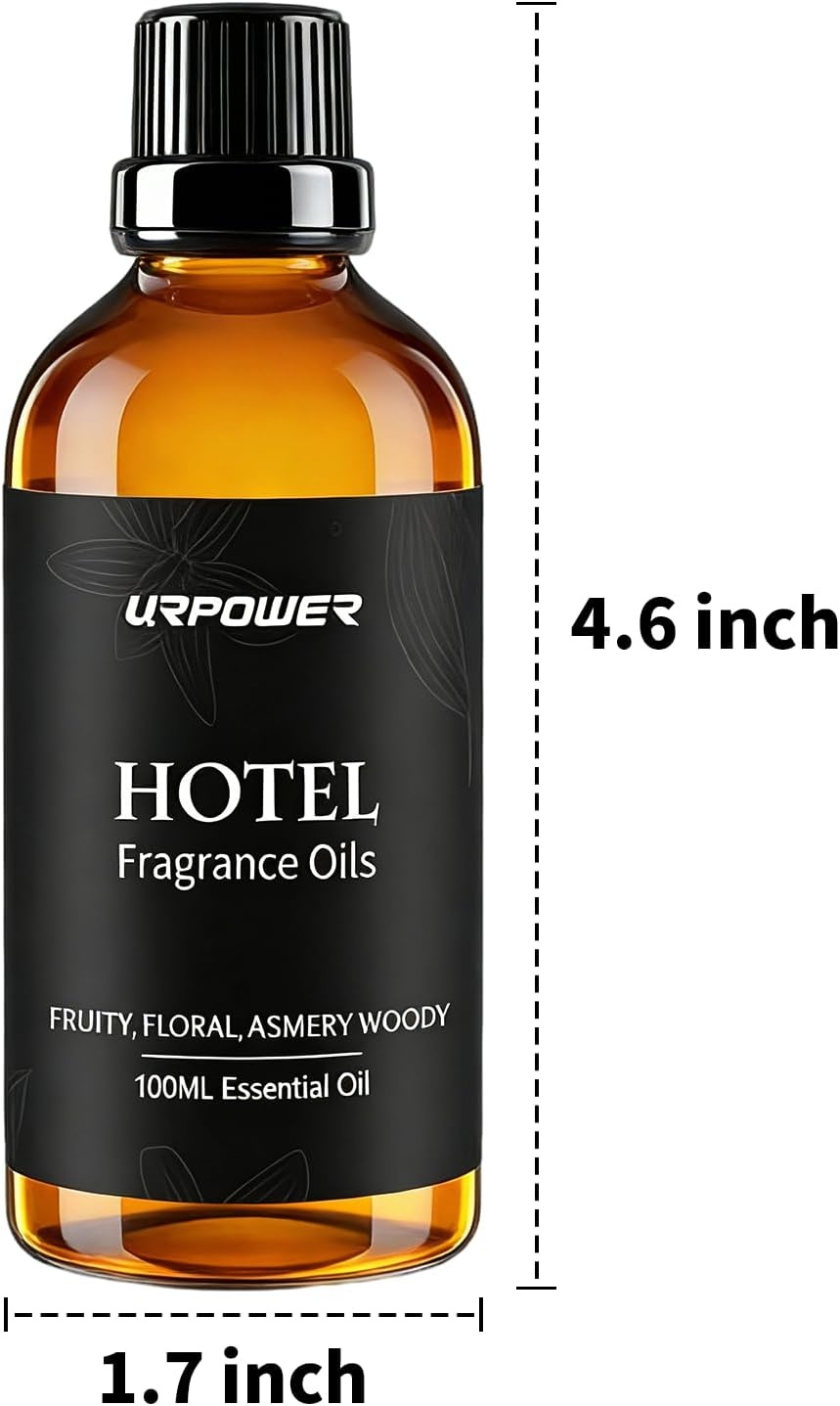 image:imageURPOWER 100ml Hotel Collection Diffuser Oil Inspired by The RitzCarlton Hotel Scent Fruity Floral Amber Fragrance Oil Diffuser Essential Oil for Ultrasonic and Waterless Diffusers