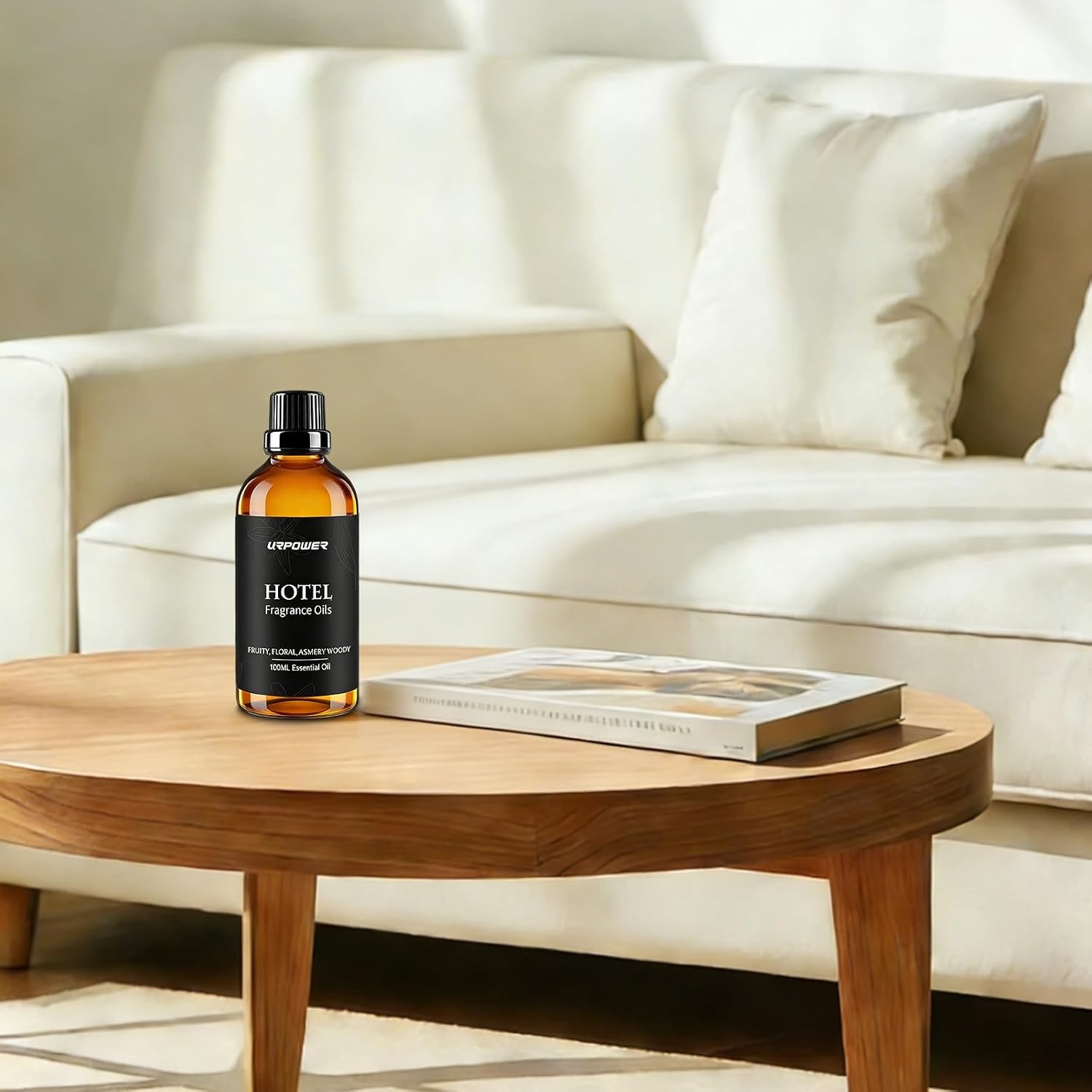 image:imageURPOWER 100ml Hotel Collection Diffuser Oil Inspired by The RitzCarlton Hotel Scent Fruity Floral Amber Fragrance Oil Diffuser Essential Oil for Ultrasonic and Waterless Diffusers