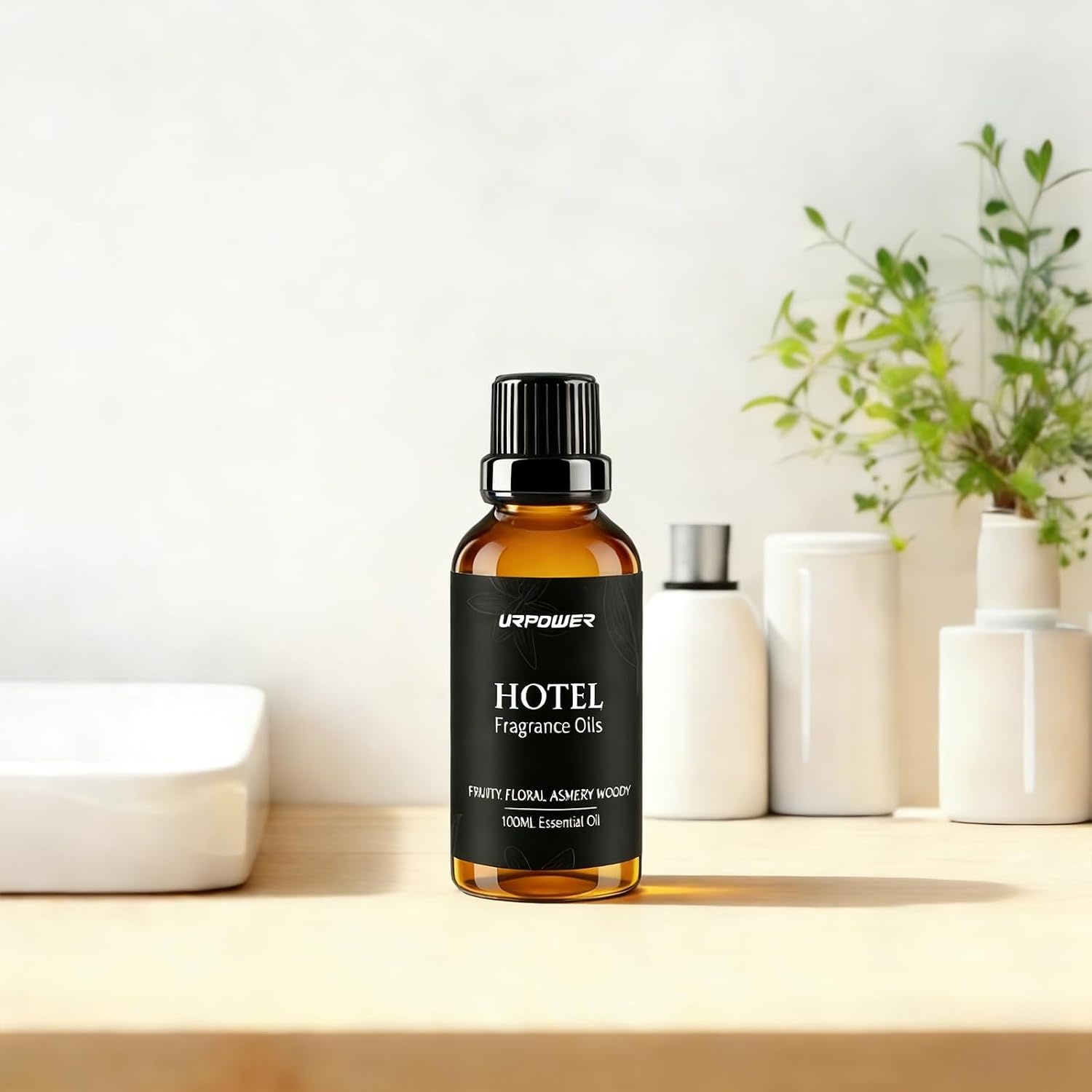 image:imageURPOWER 100ml Hotel Collection Diffuser Oil Inspired by The RitzCarlton Hotel Scent Fruity Floral Amber Fragrance Oil Diffuser Essential Oil for Ultrasonic and Waterless Diffusers
