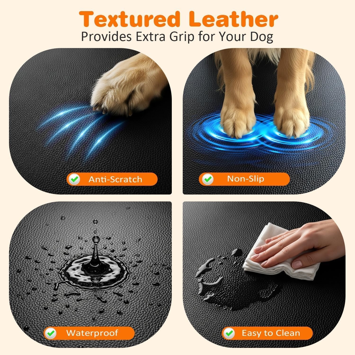 image:imageURPOWER 2026 Upgraded Back Seat Extender for Dogs Large Hard Bottom Dog Car Seat Cover Holds 550lbs Waterproof Dog Hammock Pet Bed with HighDensity Foam NonSlip Backseat ProtectorMatte Black