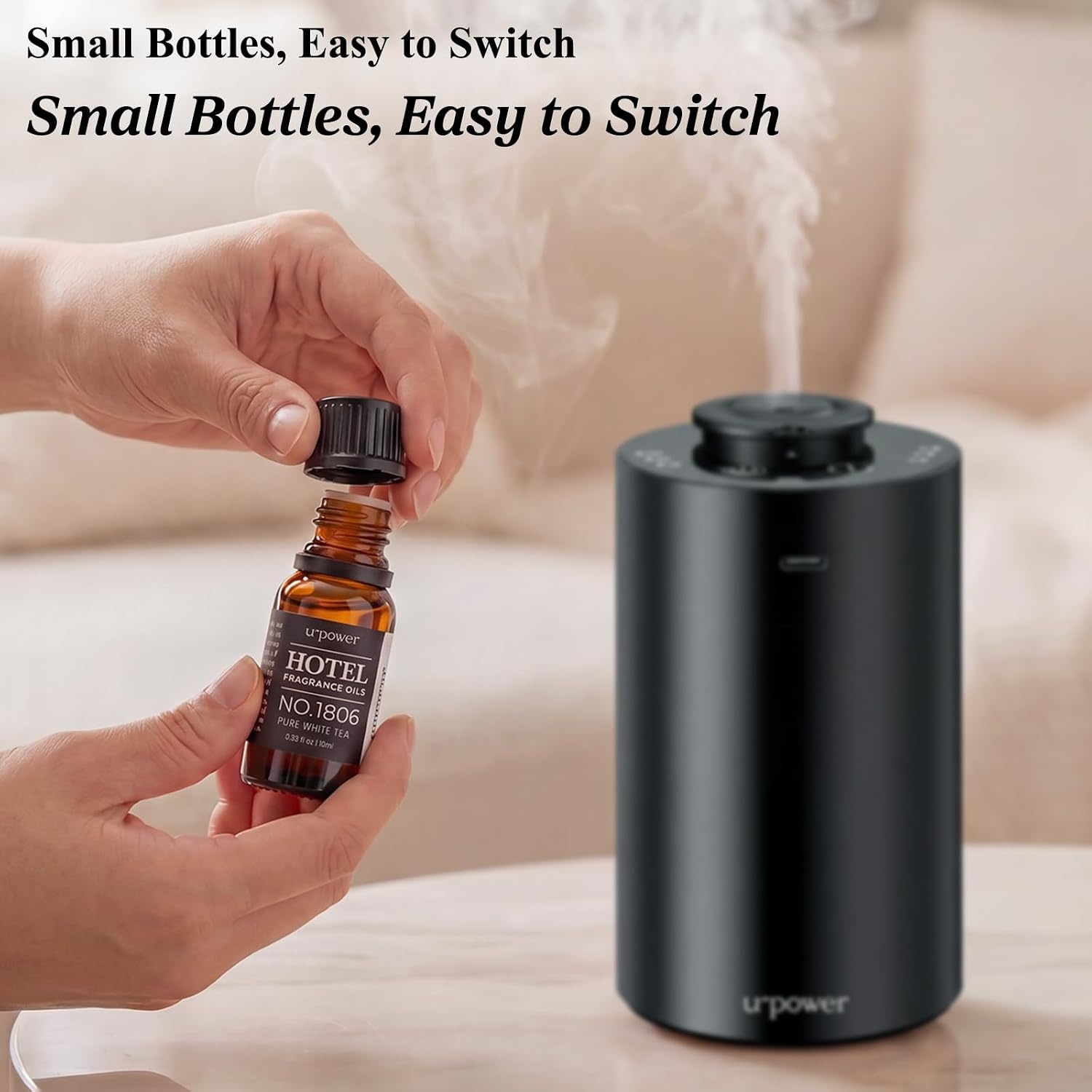 image:imageURPOWER Hotel Collection Diffuser Oil 6 Premium Scents for Diffusers 10ml034 fl oz Essential Oils Set for Diffusers for Home Inspired by Baccarat Westin My Way Pure White Tea and Other Hotel