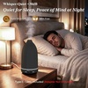 URPOWER 100ML Essential Oil Diffuser Ultrasonic Cool Mist Humidifier with 7 LED Lights, Timer & Auto-Off Quiet Aromatherapy Scent Diffuser for Home Bedroom Office Relaxation(Striped Black)