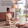 URPOWER 100ML Essential Oil Diffusers for Home with Linen Cover 7 Color Changing Lights, Timer & Auto-Off Scent Diffuser Oil Machine Humidifier Aromatherapy Air Diffusers for Bedroom, Office(Warm Linen)