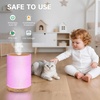 URPOWER 100ML Essential Oil Diffusers for Home with Linen Cover 7 Color Changing Lights, Timer & Auto-Off Scent Diffuser Oil Machine Humidifier Aromatherapy Air Diffusers for Bedroom, Office(Gray Linen)