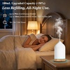 URPOWER 120ML Essential Oil Diffuser Ceramic Aromatherapy Diffuser with 7-Color LED Lights, Auto Shut-Off, 2 Mist Modes, Humidifier for Home Office Decor, Scent Diffuser for Yoga Spa(Ceramic White)