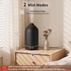 URPOWER 120ML Essential Oil Diffuser Ceramic Aromatherapy Diffuser with 7-Color LED Lights, Auto Shut-Off, 2 Mist Modes, Humidifier for Home Office Decor, Scent Diffuser for Yoga Spa(Black)