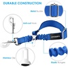 URPOWER 2 Pack Dog Seat Belt, Retractable Dog Car Harness Adjustable Pet Safety Belt with Elastic Bungee Buffer, Heavy Duty & Durable & 360 Degree Swivel Dog Seatbelts(Blue)