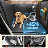 URPOWER 2026 Upgraded Back Seat Extender for Dogs – Large Hard Bottom Dog Car Seat Cover Holds 550lbs, Waterproof Dog Hammock Pet Bed with High-Density Foam Non-Slip Backseat Protector(Matte Black)