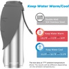 URPOWER 27 Oz Large Dog Water Bottle, Double Wall Insulated Stainless Steel Dog Travel Water Bottle Leak Proof Portable Pet Water Dispenser BPA-Free Drinking Bowl for Dog Outdoor Walking, Hiking