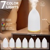 URPOWER 2PACK 150ML Essential Oil Diffusers for Home, Ultrasonic Aromatherapy Diffuser with 7 Color Changing Lights, Timer & Auto Shut-Off, Scent Diffuser for Bedroom, Office, Yoga(1)