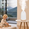URPOWER 2PACK 150ML Essential Oil Diffusers for Home, Ultrasonic Aromatherapy Diffuser with 7 Color Changing Lights, Timer & Auto Shut-Off, Scent Diffuser for Bedroom, Office, Yoga(1)
