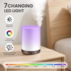 URPOWER 300ml Essential Oil Diffuser Ultrasonic Air Humidifier AUTO Shut Off Aromatherapy Scent Diffuser Night Light 7 Color Changing LED Lights and 4 Timer Settings for Home Office Yoga(Dark Brown)