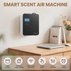 URPOWER 300ml Waterless Nebulizing Scent Diffuser Up to 3000 Sq Ft, Smart APP Control HVAC/Wall Cold-Air Aromatherapy Machine with Lockable Oil Bottle for Home/Office/Hotel Starter Oil Included(Wood)