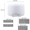 URPOWER 500ML Essential Oil Diffuser Humidifiers Ultrasonic Aromatherapy Diffusers with 4 Timer Settings and Waterless Auto Shut-Off for Home Office Living Room Yoga Remote Control NOT Included(All White)