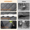 URPOWER Dog Car Seat Cover for Back Seat – Waterproof Non-Slip Car Seat Protector for Dogs Pet, Scratchproof Back Bench Seat Covers for Mid-Size Cars, Mid-Size SUVs, Black(Gray)
