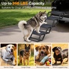 URPOWER Dog Stairs for Large Dogs Extra Wide 20″ with 5 – Step Dog Ramp Steps for Car High Bed Foldable Pet Stairs with Detachable Non Slip Surface Car Ramps for SUV Truck Supports up to 260 Lbs
