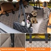 URPOWER Hard Bottom Dog Car Seat Cover for Pets 100% Waterproof Seat Cover Hammock 600D Heavy Duty Scratch Proof Nonslip Durable Back Seat Covers for Cars Trucks and SUVs(Khaki)