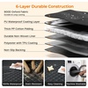 URPOWER Hard Bottom Dog Car Seat Cover for Pets 100% Waterproof Seat Cover Hammock 600D Heavy Duty Scratch Proof Nonslip Durable Back Seat Covers for Cars Trucks and SUVs(Textured Black)
