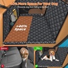 URPOWER Hard Bottom Dog Car Seat for Large Medium Dogs, Dog Back Seat Extender with 3-Sided Hard Boards, Waterproof Pet Backseat Cover Dogs Hammock for Large Cars, Trucks and SUVs, Holds up to 200 lbs(Black)