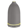 URPOWER 100ML Essential Oil Diffuser Ultrasonic Cool Mist Humidifier with 7 LED Lights, Timer & Auto-Off Quiet Aromatherapy Scent Diffuser for Home Bedroom Office Relaxation(Striped Gray)