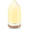 URPOWER 100ML Essential Oil Diffuser Ultrasonic Cool Mist Humidifier with 7 LED Lights, Timer & Auto-Off Quiet Aromatherapy Scent Diffuser for Home Bedroom Office Relaxation(Smooth White)