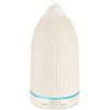 URPOWER 100ML Essential Oil Diffuser Ultrasonic Cool Mist Humidifier with 7 LED Lights, Timer & Auto-Off Quiet Aromatherapy Scent Diffuser for Home Bedroom Office Relaxation(Striped Beige)