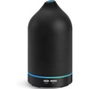 URPOWER 120ML Essential Oil Diffuser Ceramic Aromatherapy Diffuser with 7-Color LED Lights, Auto Shut-Off, 2 Mist Modes, Humidifier for Home Office Decor, Scent Diffuser for Yoga Spa(Black)