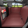 URPOWER Hard Bottom Dog Car Seat Cover for Pets 100% Waterproof Seat Cover Hammock 600D Heavy Duty Scratch Proof Nonslip Durable Back Seat Covers for Cars Trucks and SUVs(Red)