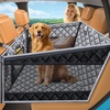 image:imageURPOWER Hard Bottom Dog Car Seat for Large Medium Dogs Dog Back Seat Extender with 3Sided Hard Boards Waterproof Pet Backseat Cover Dogs Hammock for Large Cars Trucks and SUVs Holds up to 200 lbsGrey