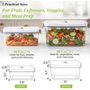URPOWER Compact Vacuum Sealer Set with 2 Vacuum Containers for Food Storage (34 fl oz & 68 fl oz), Handheld Portable Vacuum Pump Vacuum Food Sealer Machine for Food Storage, Travel & Meal Prep