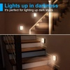 URPOWER Motion Sensor Light Indoor, Battery Operated Closet Light Wireless Motion Closet Lights Stick-on Anywhere Motion Sensor Night Lights for Stair, Cabinet, Closet, Bathroom-Warm White 3 Pack