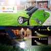 URPOWER Solar Lights Outdoor, 2-in-1 Solar Spot Lights Waterproof with 2 Lighting Modes, Adjustable Solar Powered Spotlights Auto On/Off Landscape Lights for Yard Garden Pathway, 2 Pack (Warm White)(Cool White)