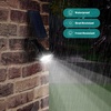 URPOWER Solar Lights Outdoor 2-in-1 Waterproof Solar Spotlight Auto On/Off Wall Lights Pathway Lights Landscape Lighting for Yard Garden Pool – Cool White (2 Pack)(Cool White)