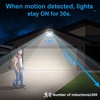 URPOWER Solar Lights Outdoor, 40 LED Motion Sensor Security Lights Solar Flood Lights Waterproof Solar Powered Outdoor Lights for Backyard, Fence, Deck, Patio, Garage (4 Pack)(Medium)
