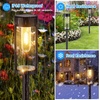 URPOWER Solar Pathway Lights, 6 Pack IP65 Waterproof Outdoor Decorative Garden Lights, Auto On/Off Solar Powered Landscape Path Lighting for Driveway Walkway Yard Lawn Patio Decor