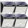 URPOWER Solar Lights Outdoor, 40 LED Motion Sensor Security Lights Solar Flood Lights Waterproof Solar Powered Outdoor Lights for Backyard, Fence, Deck, Patio, Garage (4 Pack)(Medium)