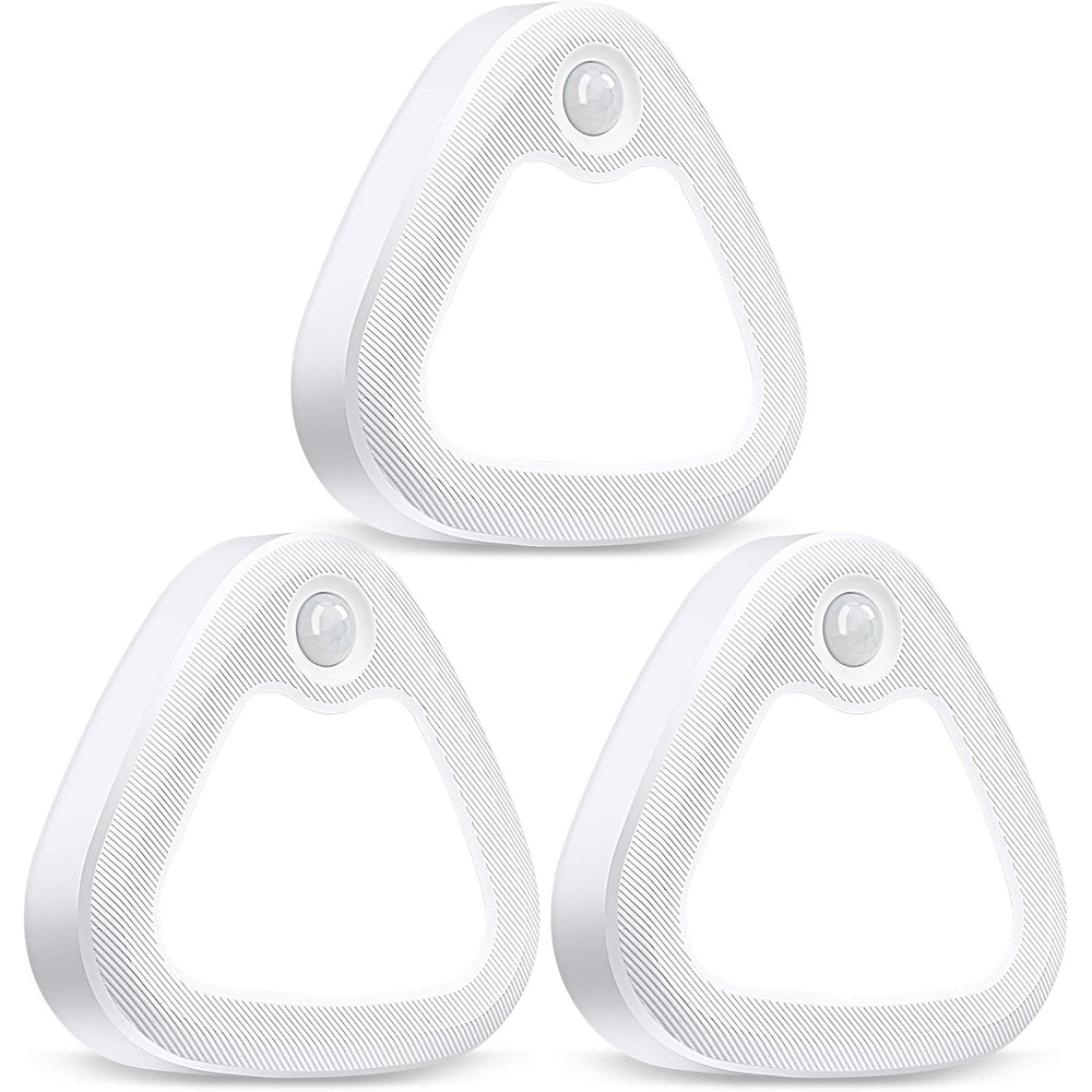 image:imageURPOWER Motion Sensor Light Indoor 60LM LED Closet Lights Battery Operated UnderCabinet Lighting StickAnywhere Wireless Safe Night Lights for Hallway Stairs Entrance 3 Pack Cool White