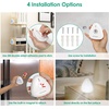 URPOWER Motion Sensor Light Indoor, 60LM LED Closet Lights Battery Operated Under-Cabinet Lighting, Stick-Anywhere Wireless Safe Night Lights for Hallway, Stairs, Entrance (3 Pack, Cool White)