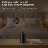 URPOWER Waterless Essential Oil Diffuser Cordless Mini Scent Diffuser 20mL | Includes 2 x 20mL Essential Oils, Battery Operated Design, Aluminum Body, Portable Size for Car, Home and Office Use, Silver(Black)