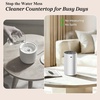 URPOWER Waterless Essential Oil Diffuser Cordless Mini Scent Diffuser 20mL | Includes 2 x 20mL Essential Oils, Battery Operated Design, Aluminum Body, Portable Size for Car, Home and Office Use, Silver(Silver)