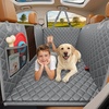 URPOWER Hard Bottom Dog Car Seat Cover, Back Seat Extender with Blanket | 2 in 1 Design, Non-Slip Blanket, 400 lbs Support, 40% More Space, Waterproof, Fits Cars & SUVs, Mesh Window, Easy Care(Grey)
