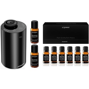 URPOWER Waterless Essential Oil Diffuser & 6 Pcs Hotel Collection Premium Fragrance Oils Set for Home Car Office